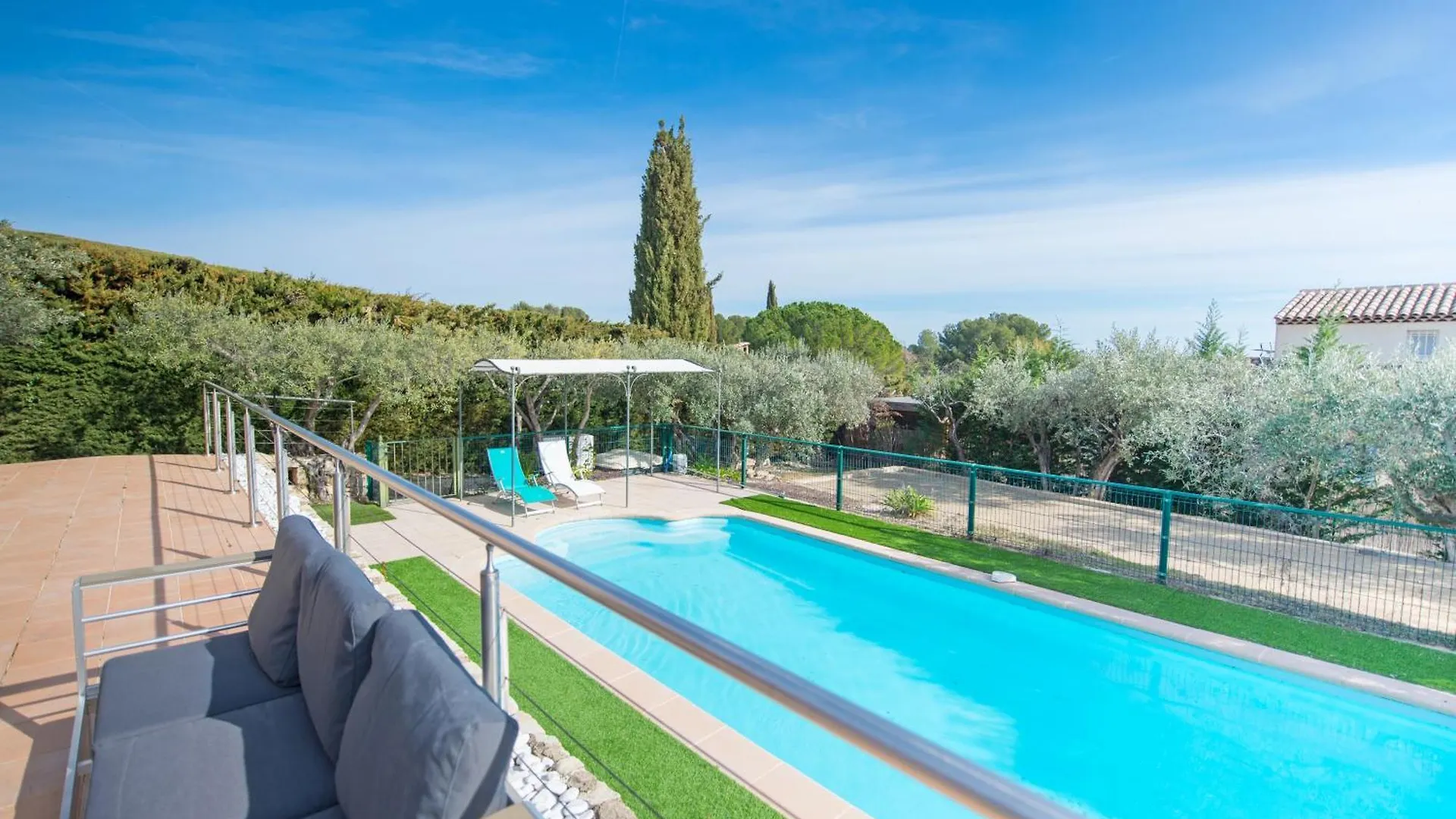 Villa Font Du Roux - Piscine Chauffee - Petanque - Adapte Mobilite Reduite Flayosc Holiday home